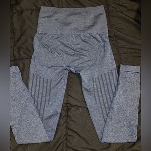 Dark Blue Heather Workout Leggings